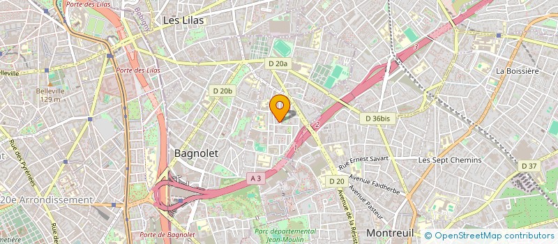 localisation de l'entreprise MONSIEUR MOUSSA TAMBADOU à BAGNOLET