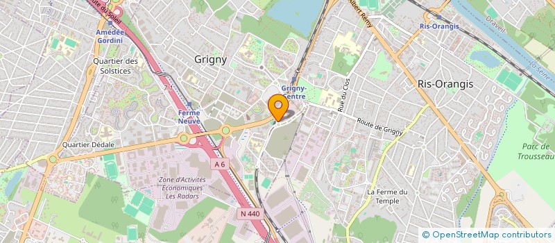 localisation de l'entreprise MONSIEUR MOUSSA TANGARA  GRIGNY