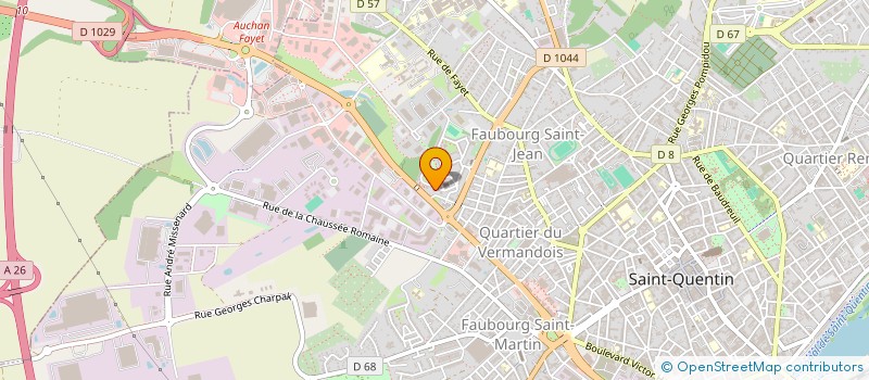 localisation de l'entreprise MONSIEUR MOUSSA TEDJANI à SAINT-QUENTIN