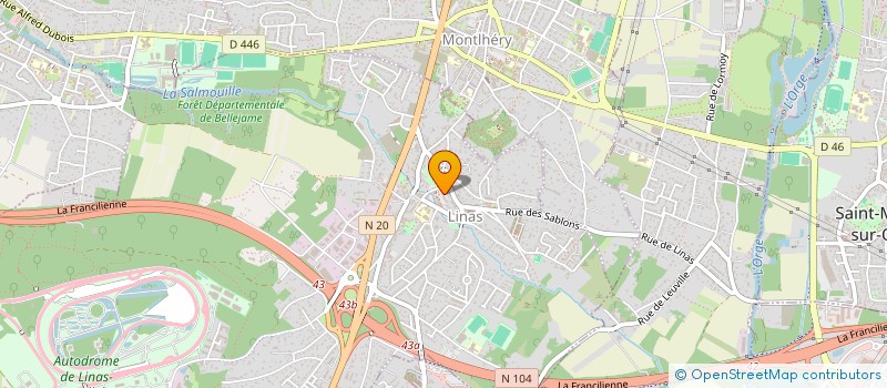 localisation de l'entreprise MONSIEUR MOUSSA TIMERA à LINAS