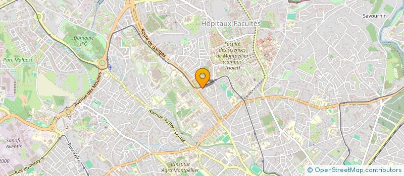 localisation de l'entreprise MONSIEUR MOUSSA TINE à MONTPELLIER
