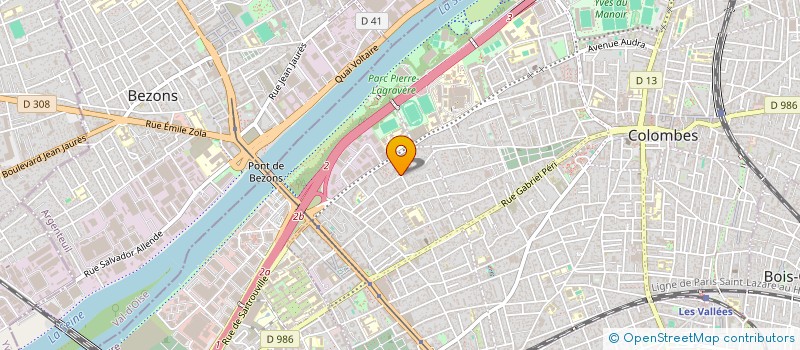 localisation de l'entreprise MONSIEUR MOUSSA TOUILE à COLOMBES