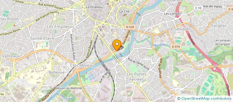 localisation de l'entreprise MONSIEUR MOUSSA TOUNGARA à LIMOGES