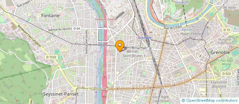 localisation de l'entreprise MONSIEUR MOUSSA TOURE  GRENOBLE