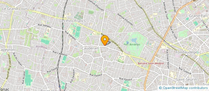 localisation de l'entreprise MONSIEUR MOUSSA TOURE  BORDEAUX