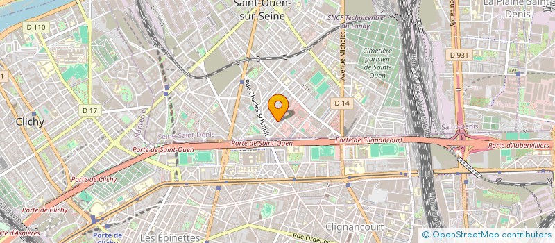 localisation de l'entreprise MONSIEUR MOUSSA TRAORE à SAINT-OUEN-SUR-SEINE