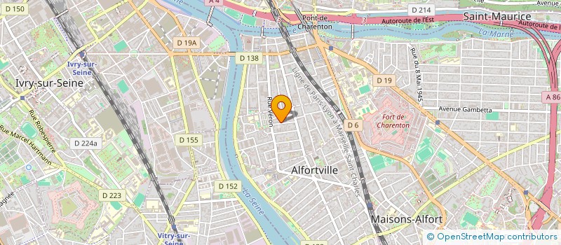 localisation de l'entreprise MONSIEUR MOUSSA TRAORE  ALFORTVILLE