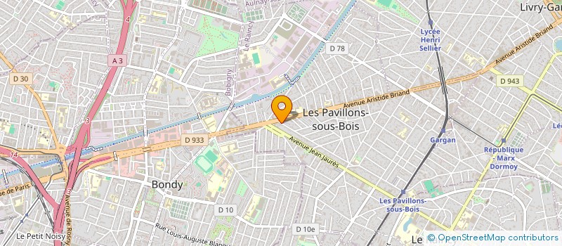 localisation de l'entreprise MONSIEUR MOUSSA TRAORE à LES PAVILLONS-SOUS-BOIS