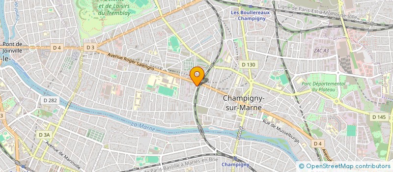 localisation de l'entreprise MONSIEUR MOUSSA TRAORE à CHAMPIGNY-SUR-MARNE