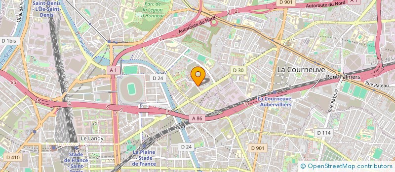 localisation de l'entreprise MONSIEUR MOUSSA TRAORE  SAINT-DENIS