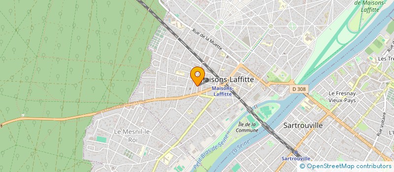localisation de l'entreprise MONSIEUR MOUSSA YODA  MAISONS-LAFFITTE