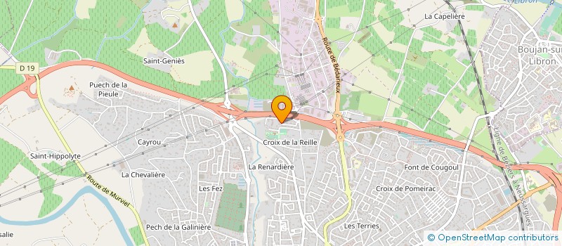 localisation de l'entreprise MONSIEUR MOUSSA ZINE  BEZIERS