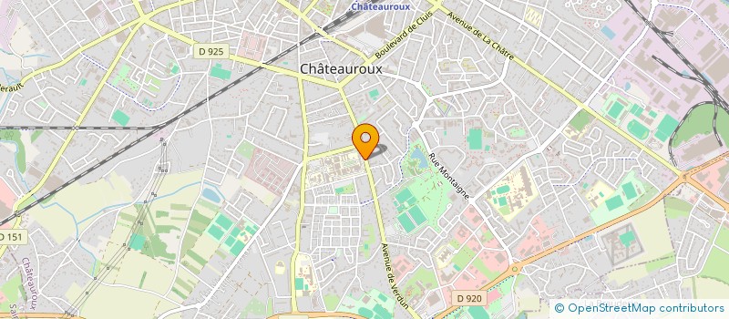 localisation de l'entreprise MONSIEUR MOUSSAB ALRAJEH à CHATEAUROUX