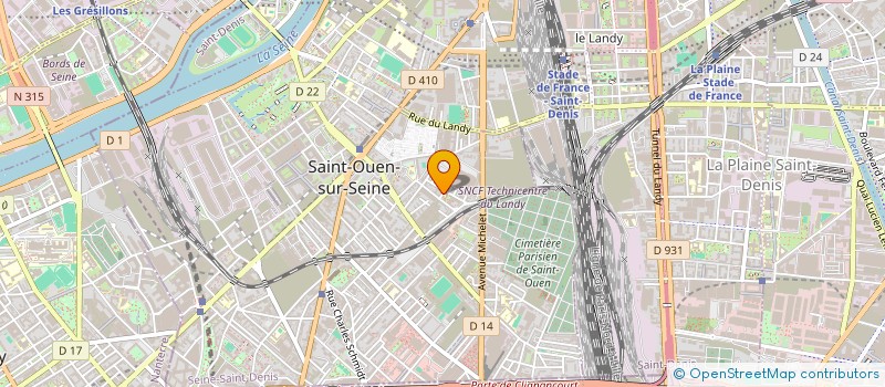localisation de l'entreprise MONSIEUR MOUSSAN HASSOUNI à SAINT-OUEN-SUR-SEINE