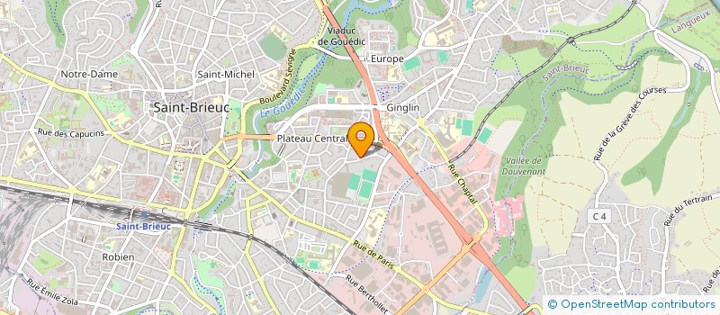 localisation de l'entreprise MONSIEUR MOUSSE DIENG à SAINT-BRIEUC