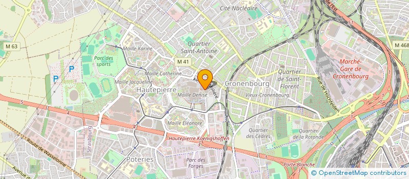 localisation de l'entreprise MONSIEUR MOUSSELIM GHARBI à STRASBOURG