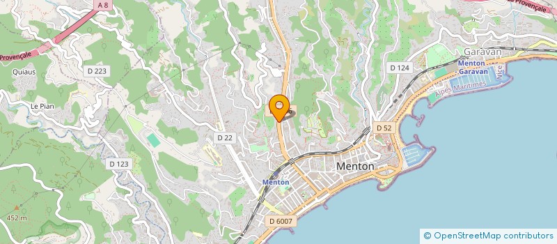 localisation de l'entreprise MONSIEUR MOUSSIF EL HAJAMI  MENTON