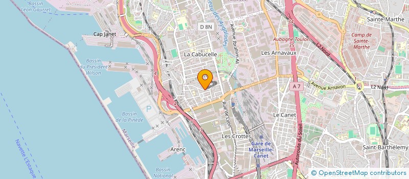 localisation de l'entreprise MONSIEUR MOUSTADIRANE ABDALLAH SAID à MARSEILLE