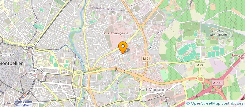 localisation de l'entreprise MONSIEUR MOUSTAFA AINOUCH  MONTPELLIER