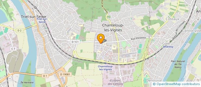 localisation de l'entreprise MONSIEUR MOUSTAFA ARABI  CHANTELOUP-LES-VIGNES