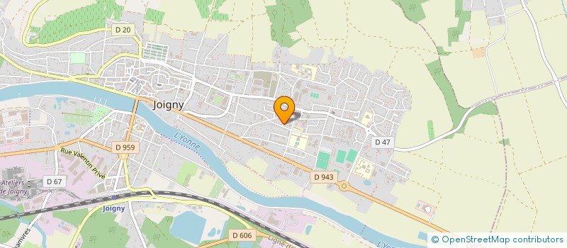 localisation de l'entreprise MONSIEUR MOUSTAFA BEN MANSOUR  JOIGNY