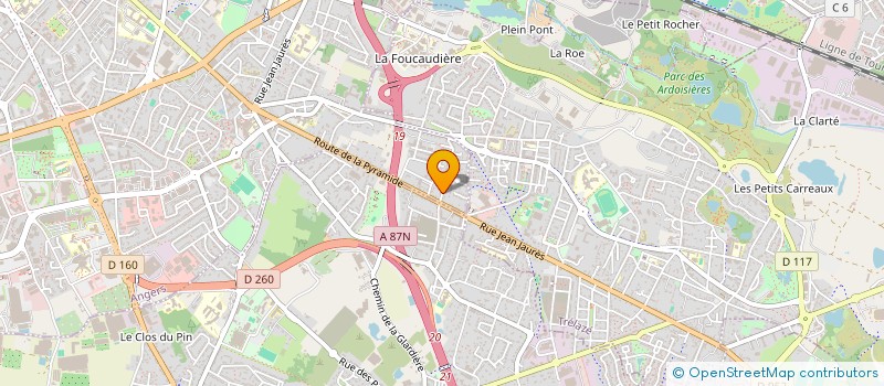 localisation de l'entreprise MONSIEUR MOUSTAFA BENHADDOU à ANGERS