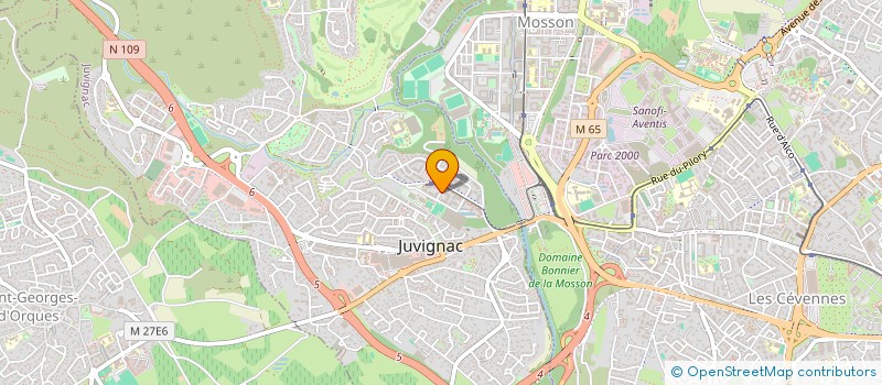 localisation de l'entreprise MONSIEUR MOUSTAFA BENOSMANE à JUVIGNAC