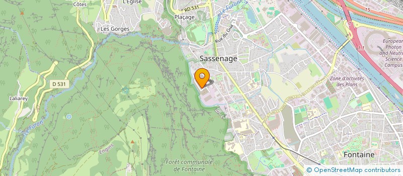 localisation de l'entreprise MONSIEUR MOUSTAFA BOUADEL  SASSENAGE