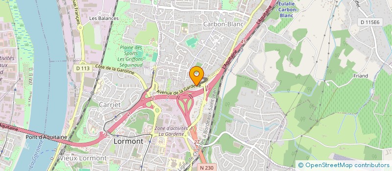 localisation de l'entreprise MONSIEUR MOUSTAFA EL SAYED  LORMONT