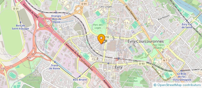 localisation de l'entreprise MONSIEUR MOUSTAFA KAIBOUA  EVRY-COURCOURONNES