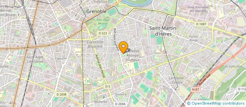 localisation de l'entreprise MONSIEUR MOUSTAFA KHOUAS à GRENOBLE