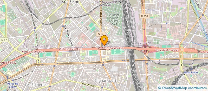 localisation de l'entreprise MONSIEUR MOUSTAFA MENDIR à SAINT-OUEN-SUR-SEINE