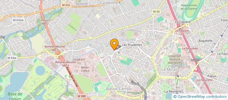 localisation de l'entreprise MONSIEUR MOUSTAFA MERDJ  TOULOUSE