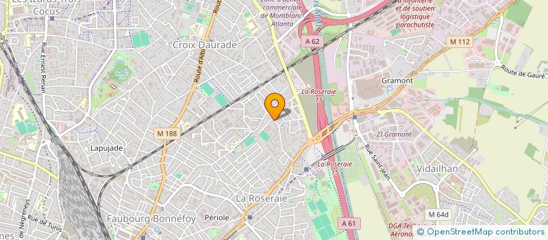 localisation de l'entreprise MONSIEUR MOUSTAFA MOUSTAFA à TOULOUSE