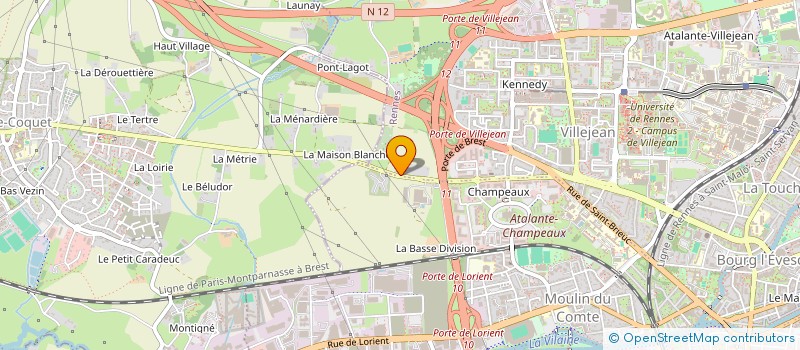 localisation de l'entreprise MONSIEUR MOUSTALI HAMIDOU  RENNES