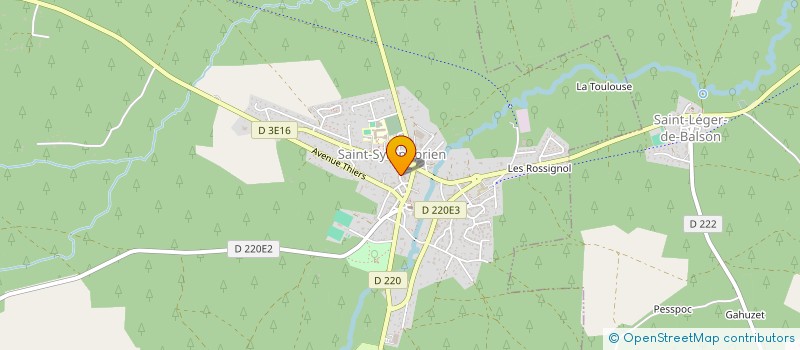 localisation de l'entreprise MONSIEUR MOUSTAMIOUNA HOUMADI à SAINT-SYMPHORIEN