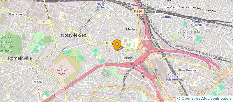 localisation de l'entreprise MONSIEUR MOUSTANSUR M'ZEMBABA  NOISY-LE-SEC