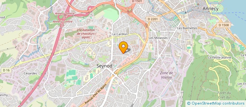 localisation de l'entreprise MONSIEUR MOUSTAPHA AATAOUI à ANNECY