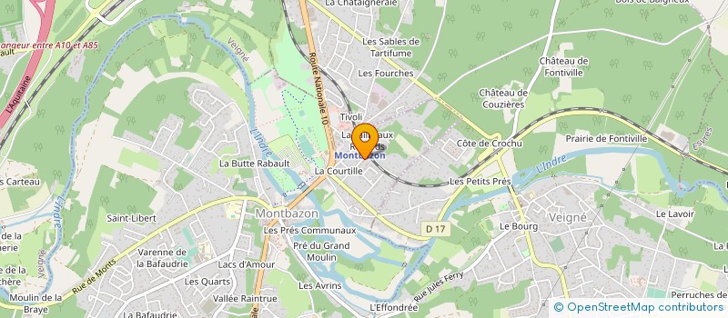 localisation de l'entreprise MONSIEUR MOUSTAPHA AHIZOUNE  MONTBAZON