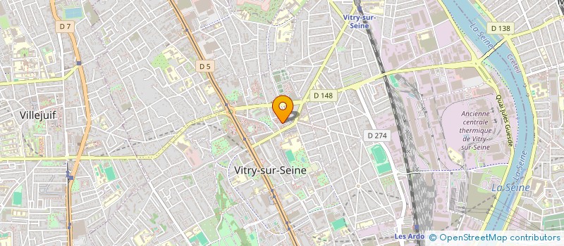 localisation de l'entreprise MONSIEUR MOUSTAPHA ATTOSI  VITRY-SUR-SEINE