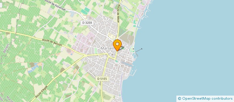 localisation de l'entreprise MONSIEUR MOUSTAPHA BELHI à MARSEILLAN