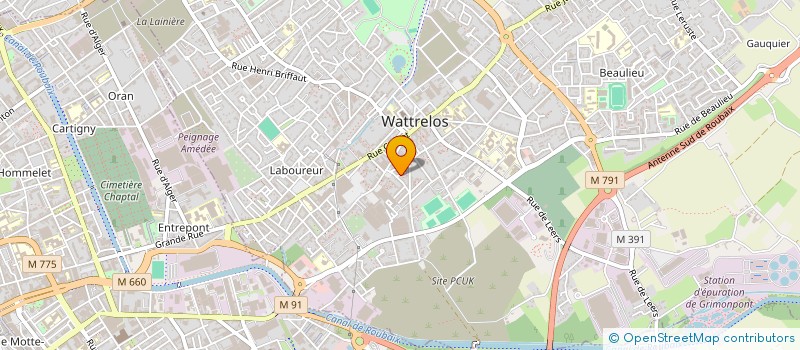 localisation de l'entreprise MONSIEUR MOUSTAPHA BENHAMIDOUCHE à WATTRELOS