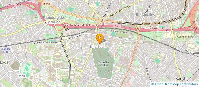 localisation de l'entreprise MONSIEUR MOUSTAPHA CAMARA à LILLE