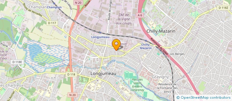 localisation de l'entreprise MONSIEUR MOUSTAPHA CISSE à LONGJUMEAU