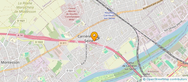 localisation de l'entreprise MONSIEUR MOUSTAPHA DIA  CARRIERES-SUR-SEINE