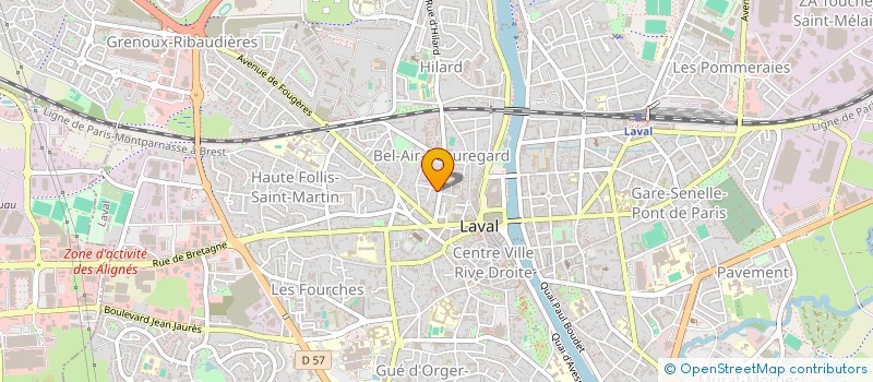 localisation de l'entreprise MONSIEUR MOUSTAPHA DIABY à LAVAL