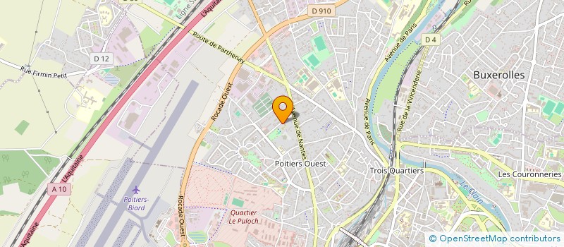 localisation de l'entreprise MONSIEUR MOUSTAPHA DIAGNE  POITIERS