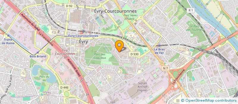 localisation de l'entreprise MONSIEUR MOUSTAPHA DIALLO à EVRY-COURCOURONNES
