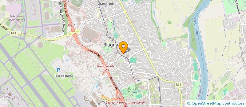 localisation de l'entreprise MONSIEUR MOUSTAPHA DIALLO  BLAGNAC