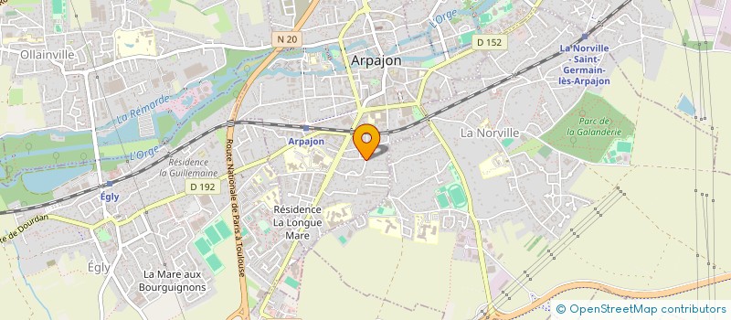localisation de l'entreprise MONSIEUR MOUSTAPHA DIALLO à ARPAJON